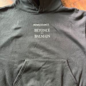 Beyoncé x Balmain Official 2023 Renaissance World Tour Sweatshirt Brand New